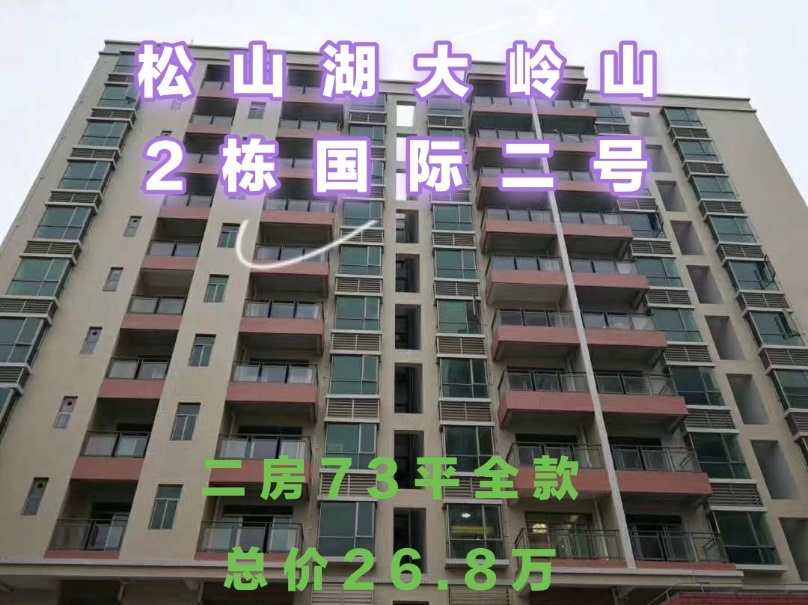 東莞大嶺山楊屋小產權房最新樓盤【松湖國際二號】 臨深最近 2棟規模 無遮擋采光好 3980元/m2(圖文)